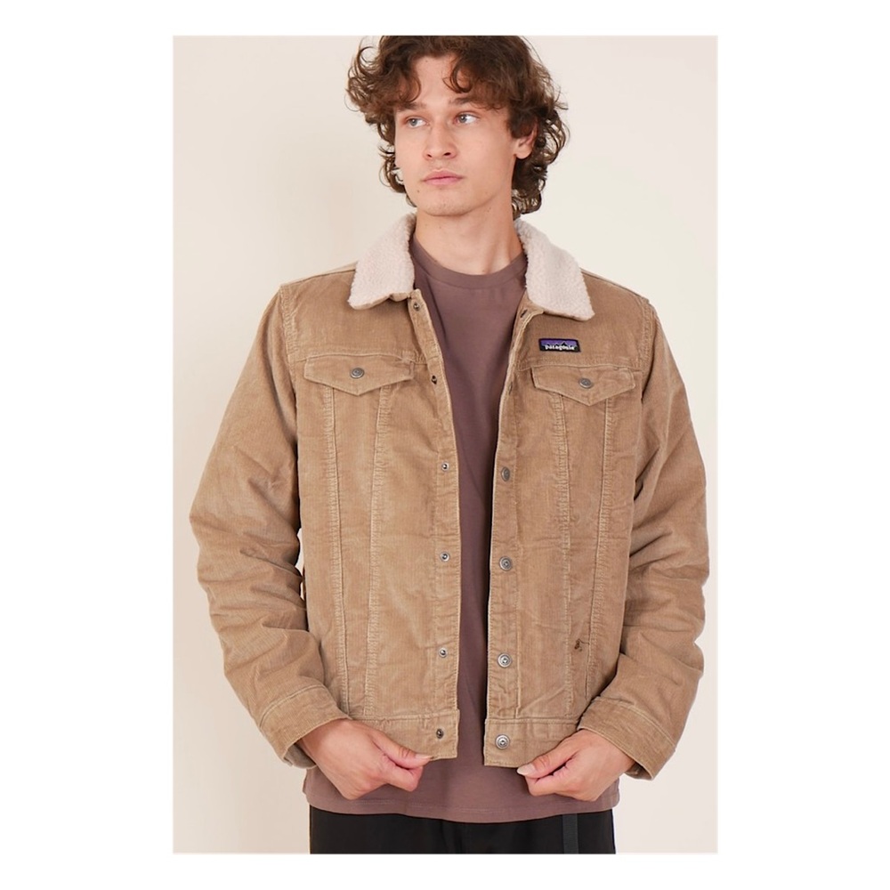 Patagonia Men's Pile-Lined Trucker Jacket, EUC, Size Medium